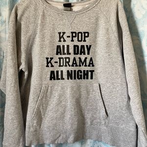 K-pop/k-drama sweatshirt